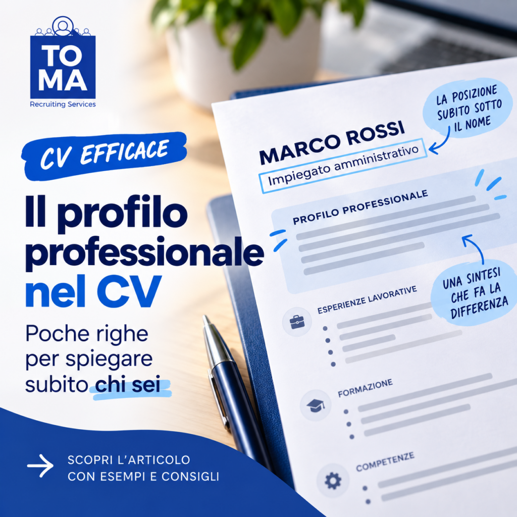 Il Profilo Professionale nel CV